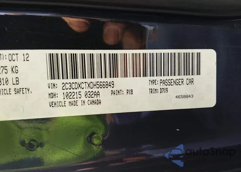 2013 Dodge Charger R/T from USA, damaged, VIN 2C3CDXCTXDH566849